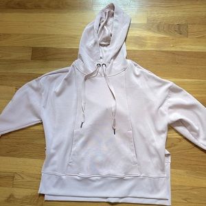 Blush Pink Athletic Hoodie